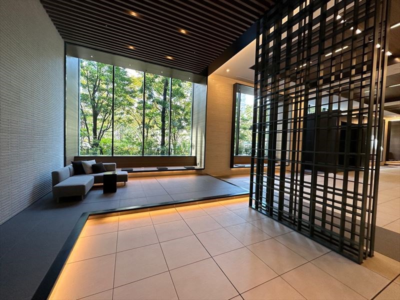 シティタワー大井町 エントランスにはこんな一角も