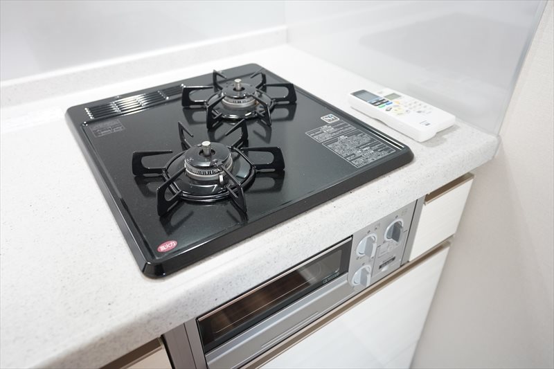 シティタワー大井町 ガス2口システムキッチングリル付きです