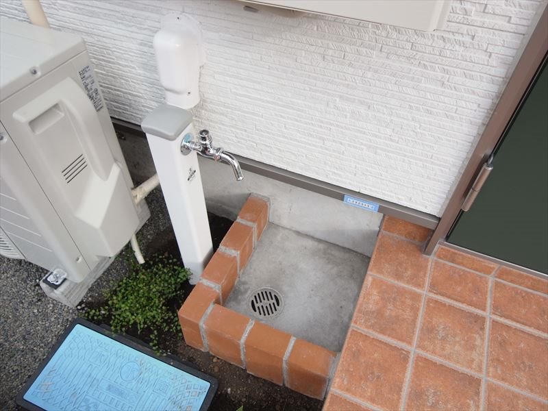 深沢ローズガーデン ペット用、庭の散水栓