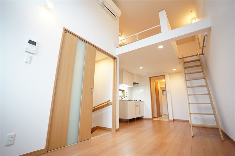 岩淵町ハウス 吹抜けのある住空間です