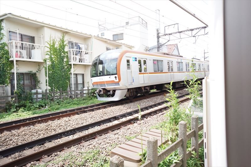 グランジュテ中目黒 線路沿いだからお家賃が安い！