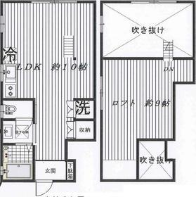 代田橋7分1LDK11,6万円　吹き抜け４メートルのデザイナーズアパートです。